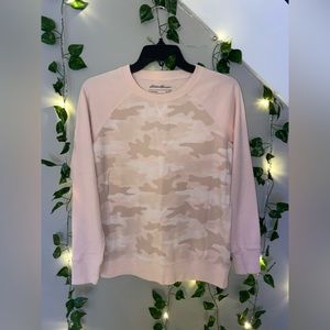 Eddie Bauer Pink Camo Long sleeve shirt
